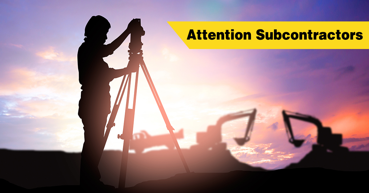 SubContractor Form Bergeron Land Development