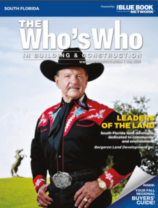 "Alligator" Ron Bergeon on cover of The Who's Who in Building & Construction