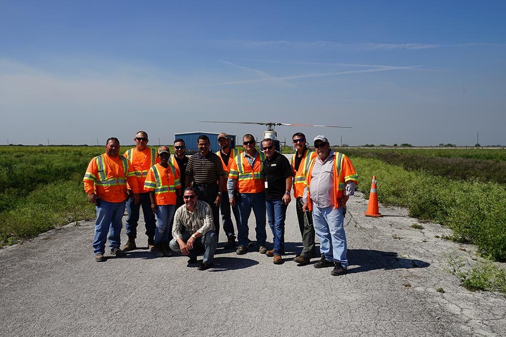 The Bergeron Land Development team on site at the South Florida Water Management District's Stormwater Treatment Area