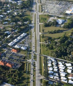 Area of SR 45 in Sarasota County, Florida being improved by roadway construction company Bergeron Land Development.