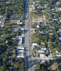 Area of SR 45 in Sarasota County, Florida being improved by roadway construction company Bergeron Land Development.